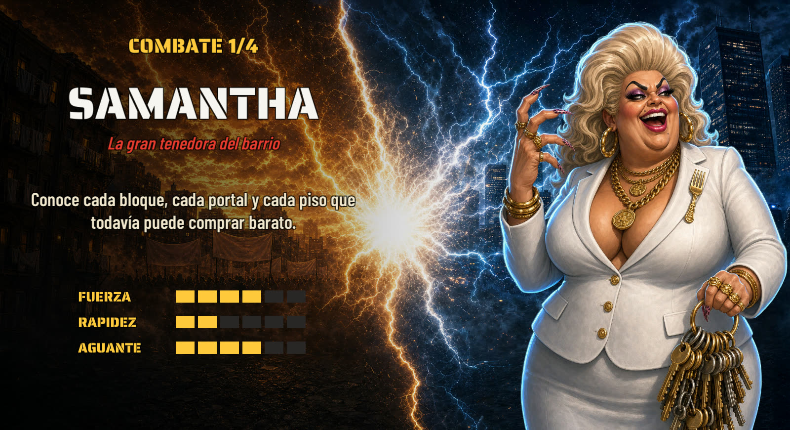 Presentación de Samantha, la gran tenedora del barrio